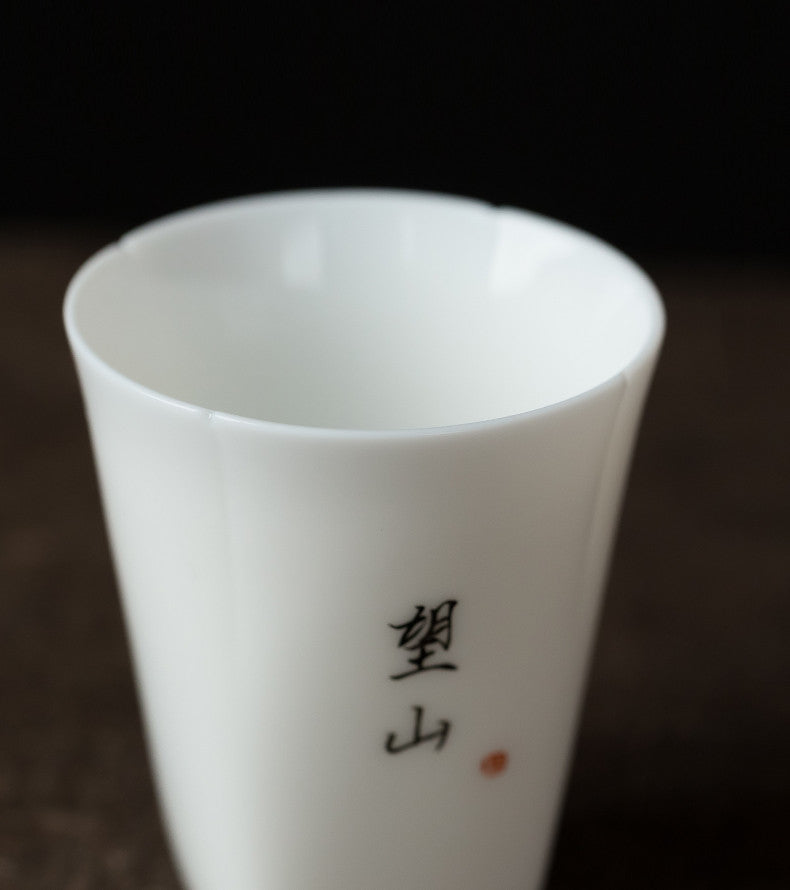 Zen White porcelain Teacup set